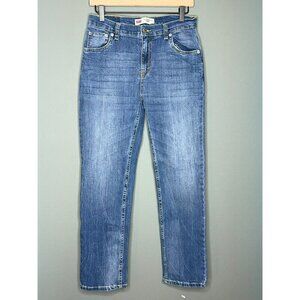 Levi's 502 Regular Taper Boys 14 Huskey 33" x 28" Medium Wash Denim Jeans